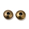 Brass Spacer Beads, Rondelle, Nickel Free, Antique Bronze, 5x2mm, Hole: 1.5~2mm