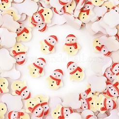 Leuchtende Harz-Cabochons mit Weihnachtsmotiv RESI-U003-02F