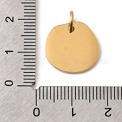 Cabochon-Fassungen für Anhänger aus Edelstahl 304 STAS-B094-16G