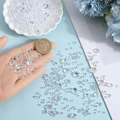6300 Stück Acryl-Strass-Cabochons mit spitzer Rückseite GACR-SP0001-03D