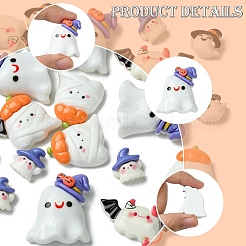 20 Stück 5 Stile Halloween opake Harz Decoden Cabochons CRES-YW0002-30