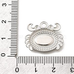Cabochon-Fassungen für Anhänger aus Edelstahl 304 STAS-E545-04C-P