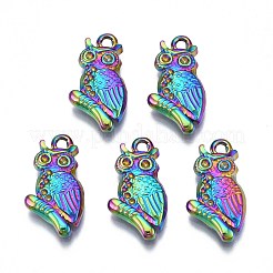 Regenbogenfarbene Strass-Fassungen für Anhänger aus Edelstahl 304 STAS-S119-073