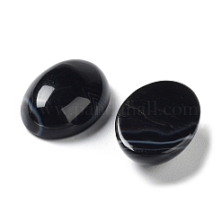Natürliche gestreifte Achat-Cabochons G-H296-01A-01