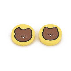 Handgemachter Ton-Cabochon CLAY-N006-134