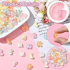 Durchscheinende Decoden-Cabochons aus Harz RESI-CJC0023-10A