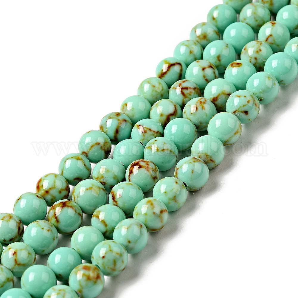 Wholesale Synthetic Turquoise Beads Strands Pandahall