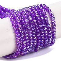 Запекание гальванических нитей стеклянных бусин&nbsp;X-DGLA-A039-J2MM-B05