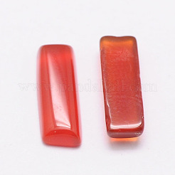 Gefärbte Rechteck natürliche Achat Cabochon G-K029-02