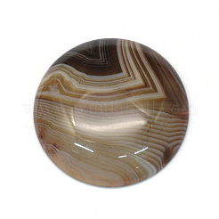 Gefärbte natürliche gestreifte Achat-Cabochons G-R348-30mm-01