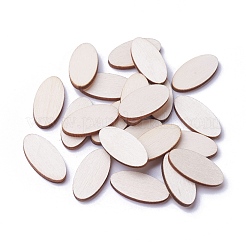 Ungefärbte Holz-Cabochons WOOD-I004-46