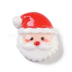Undurchsichtige Harz-Cabochons mit Weihnachtsmotiv RESI-H162-06J
