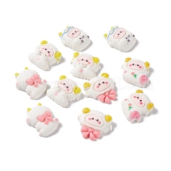 Undurchsichtigen Cabochons RESI-G031-09