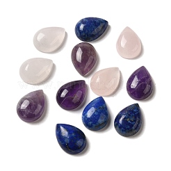 12 Stück 3 Arten Naturstein-Cabochons G-DC0001-15