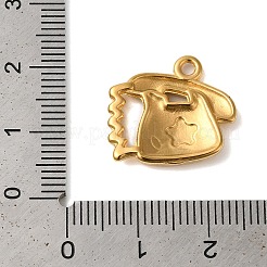 Ionenplattierung (IP) 304 Edelstahl Anhänger Strass-Einstellungen STAS-N103-40G