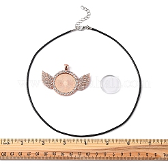 Kit zum Selbermachen einer Halskette mit Flügelanhänger DIY-FS0003-05