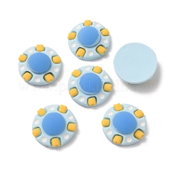 Cabochons aus undurchsichtigem Harz mit Weltraummotiven CRES-WH0001-52