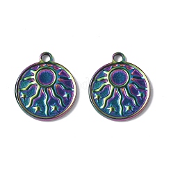 Ionenplattierung (IP) 304 Edelstahl Anhänger Cabochon-Einstellungen STAS-G278-01MC