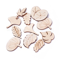 Holz Cabochons WOOD-O004-02
