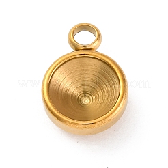 202 Edelstahl-Anhänger-Strassfassungen STAS-F266-24G