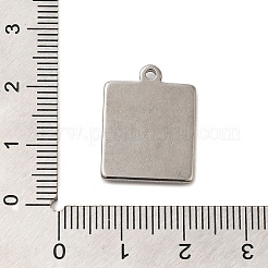 Cabochon-Fassungen für Anhänger aus Edelstahl 304 STAS-G344-07P