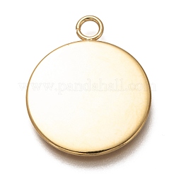 Cabochon-Fassungen für Anhänger aus Edelstahl 304 STAS-Z030-01C-G