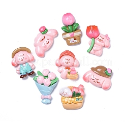 Undurchsichtige süße Decoden-Cabochons aus Harz RESI-B024-07