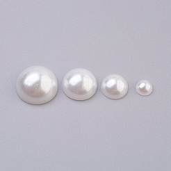 ABS Kunststoffimitation Perle Cabochons SACR-MSMC0002-04