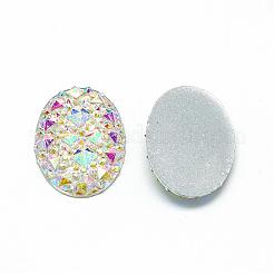 Harz Cabochons CRES-Q194-18x25-10AB