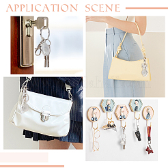 DIY-Kit zur Herstellung eines leeren Kuppel-Schlüsselanhängers DIY-DC0002-15