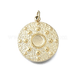 Cabochon-Fassungen für Anhänger aus Edelstahl 304 STAS-H233-21G