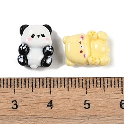 Undurchsichtige Harztiere Decoden Cabochons CRES-M036-06
