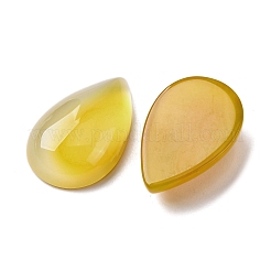 Natürliche gelbe Achat Cabochons G-B082-09