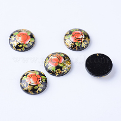 Gedruckte Harz Cabochons CRES-T002-12mm-05