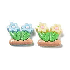 Undurchsichtigen Cabochons RESI-G084-07