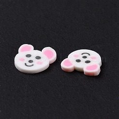 Handgemachter Ton-Cabochon CLAY-A002-06