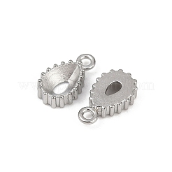 Cabochon-Fassungen für Anhänger aus Edelstahl 304 STAS-G356-05P