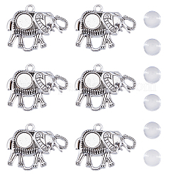 DIY Rohling-Set zur Herstellung eines Elefantenanhängers mit Kuppel DIY-SC0022-08