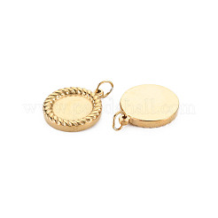 Ionenplattierung (IP) 304 Edelstahl Anhänger Emaille-Einstellungen STAS-N097-204A-02LG