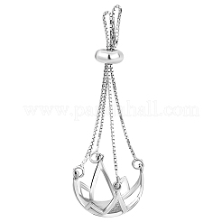Anlaufschutz 1 Stück Sterling Silber Blumenanhänger Rohling für unregelmäßige Edelstein Cabochon Anhänger Fassungen FIND-PH0017-33P