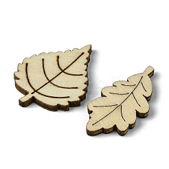 100 Stück Holzcabochons WOOD-G020-06