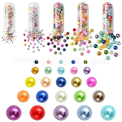 1298 Stück 5 Stile ABS-Kunststoff-Imitationsperlen-Cabochons SACR-YW0001-66