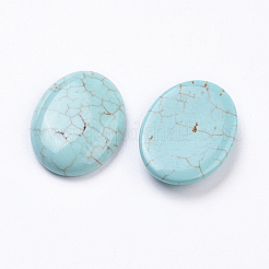Natur Howlite Cabochons G-E482-01D