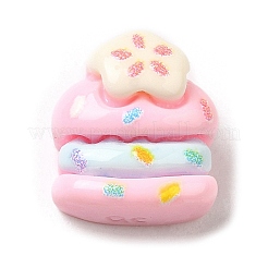 Undurchsichtige Decoden-Cabochons aus Harz RESI-C036-04E
