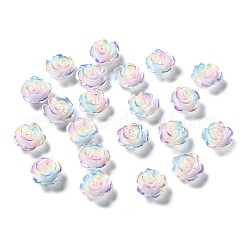 Dreifarbige undurchsichtige Harz-Cabochons CRES-P029-C02