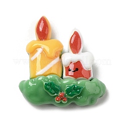 Undurchsichtige Harz-Cabochons des Weihnachtsthemas RESI-E043-01E