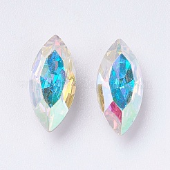 Nachahmung österreichischen Kristallglas Strass RGLA-K007-6X12-221AB