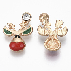 Legierung Schmelz Cabochons PALLOY-R119-16