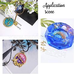 Vergoldete Legierung Cabochons PALLOY-OC0001-62G