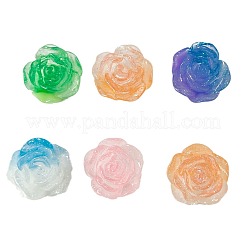 Durchscheinende Decoden-Cabochons aus Harz RESI-M041-10